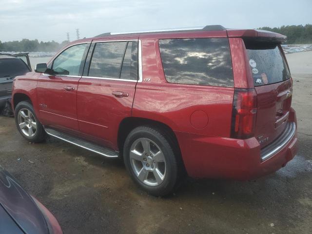 1GNSCCKC0FR259687 - 2015 CHEVROLET TAHOE C1500 LTZ RED photo 2