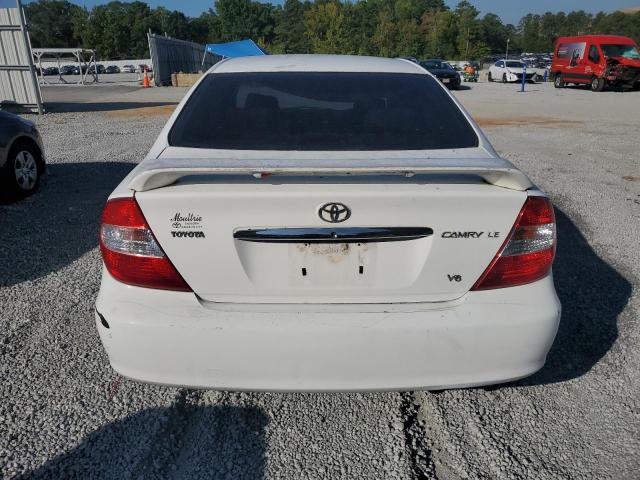 4T1BF30KX2U016580 - 2002 TOYOTA CAMRY LE WHITE photo 6