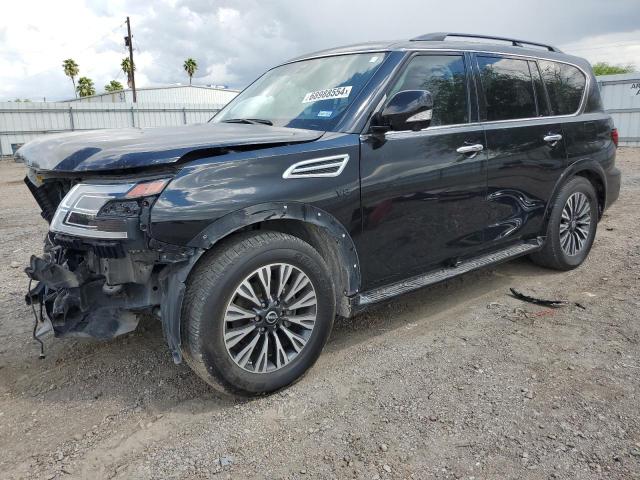 JN8AY2BAXM9373387 - 2021 NISSAN ARMADA SL BLACK photo 1