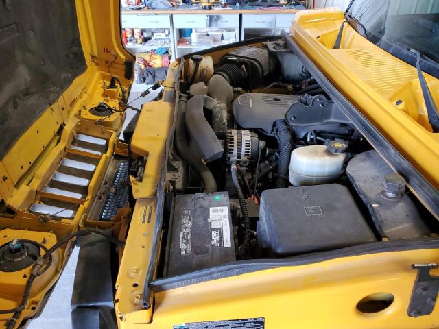 5GRGN23U96H122360 - 2006 GMC HUMMER EDI YELLOW photo 11