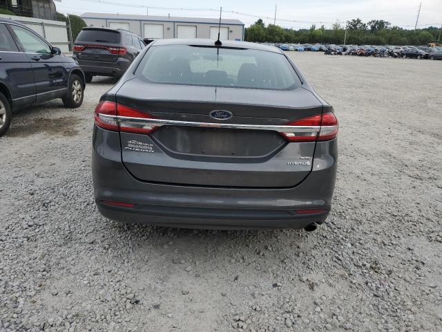 3FA6P0LU6HR374277 - 2017 FORD FUSION SE HYBRID GRAY photo 6