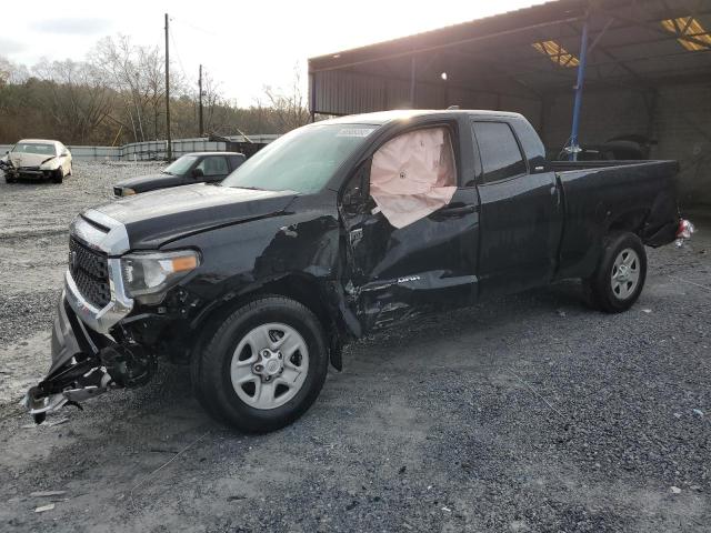 5TFRY5F15MX299138 - 2021 TOYOTA TUNDRA DOUBLE CAB SR/SR5 BLACK photo 1