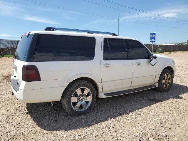 1FMJK2A50AEA17062 - 2010 FORD EXPEDITION EL LIMITED WHITE photo 3