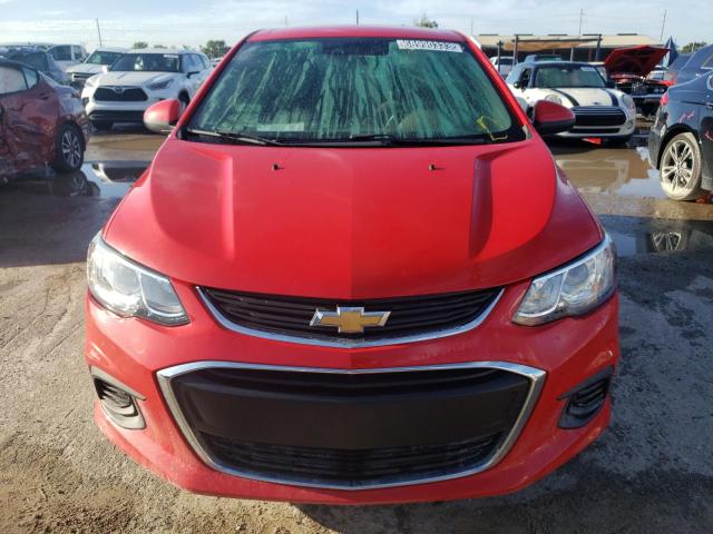 1G1JG6SB8L4127179 - 2020 CHEVROLET SONIC RED photo 5