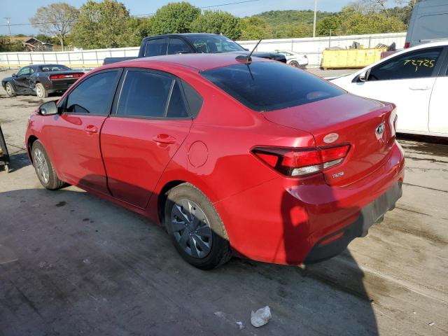 3KPA24AD1LE335366 - 2020 KIA RIO LX RED photo 2