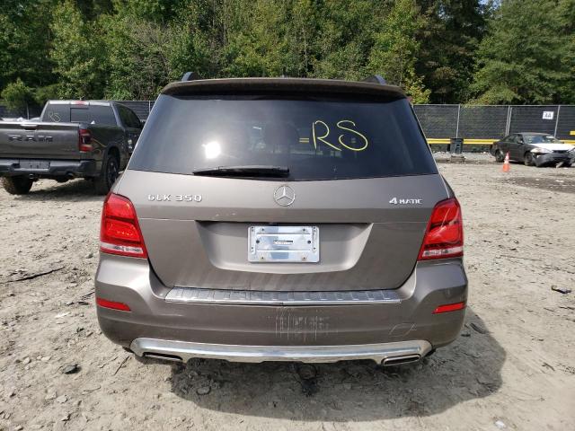 WDCGG8JB0DF976320 - 2013 MERCEDES-BENZ GLK 350 4MATIC BROWN photo 6