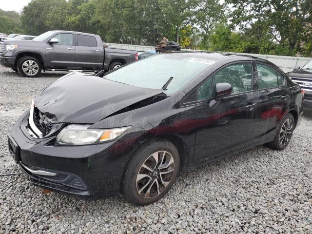 19XFB2F81EE218833 - 2014 HONDA CIVIC EX BLACK photo 1