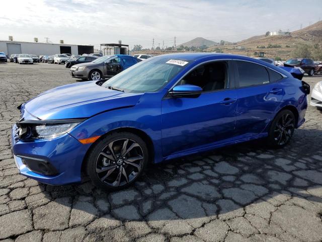 19XFC2F85LE200863 - 2020 HONDA CIVIC SPORT BLUE photo 1