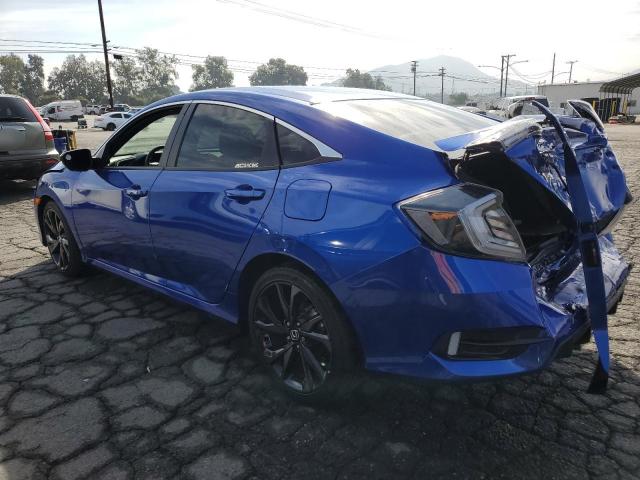 19XFC2F85LE200863 - 2020 HONDA CIVIC SPORT BLUE photo 2