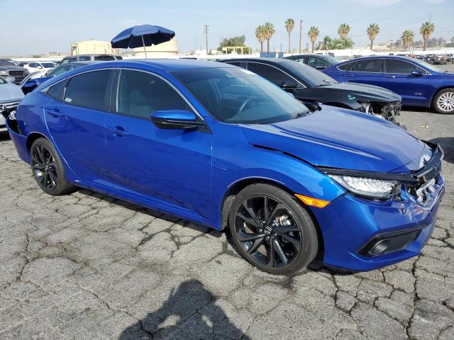 19XFC2F85LE200863 - 2020 HONDA CIVIC SPORT BLUE photo 4