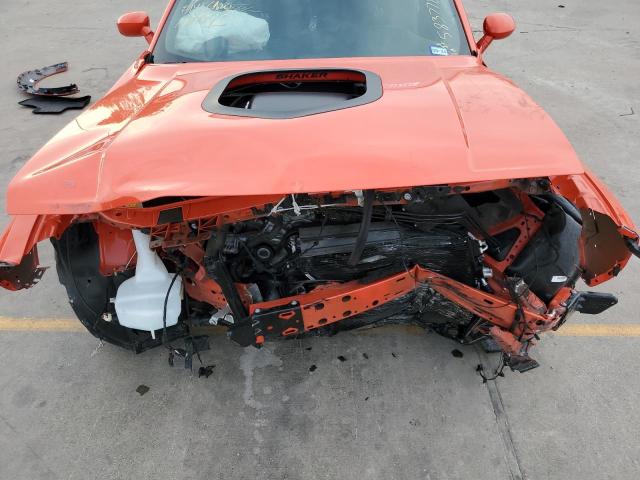 2C3CDZFJ2MH583778 - 2021 DODGE CHALLENGER R/T SCAT PACK ORANGE photo 11