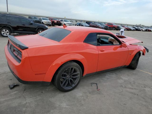 2C3CDZFJ2MH583778 - 2021 DODGE CHALLENGER R/T SCAT PACK ORANGE photo 3