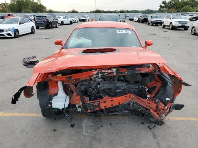 2C3CDZFJ2MH583778 - 2021 DODGE CHALLENGER R/T SCAT PACK ORANGE photo 5