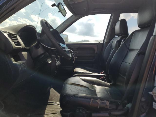 JHLRD78862C059248 - 2002 HONDA CR-V EX BLUE photo 7