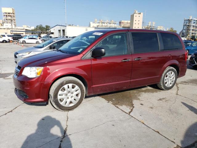 2C4RDGBG0KR587405 - 2019 DODGE GRAND CARA SE RED photo 1