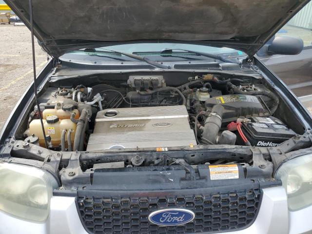 1FMCU96H45KD90837 - 2005 FORD ESCAPE HEV GRAY photo 12