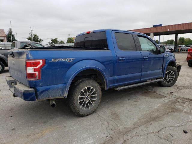 1FTEW1EP2JFC94483 - 2018 FORD F150 SUPERCREW BLUE photo 3