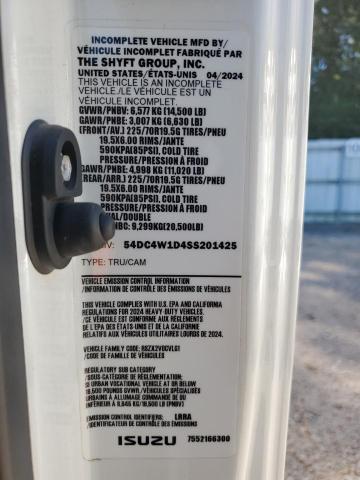 54DC4W1D4SS201425 - 2025 ISUZU NPR HD 白色 照片 14