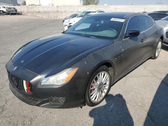 ZAM56RRA6E1099179 - 2014 MASERATI QUATTROPOR S BLACK photo 1