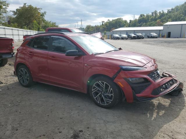 KM8K3CA32NU902705 - 2022 HYUNDAI KONA N LINE RED photo 4