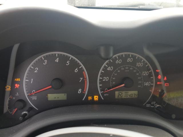 1NXBU4EE2AZ374575 - 2010 TOYOTA COROLLA BASE Argent photo 9