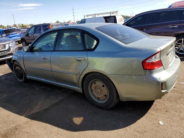 4S3BL616697226182 - 2009 SUBARU LEGACY 2.5I GREEN photo 2