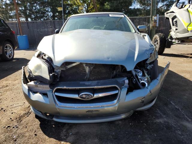 4S3BL616697226182 - 2009 SUBARU LEGACY 2.5I GREEN photo 5