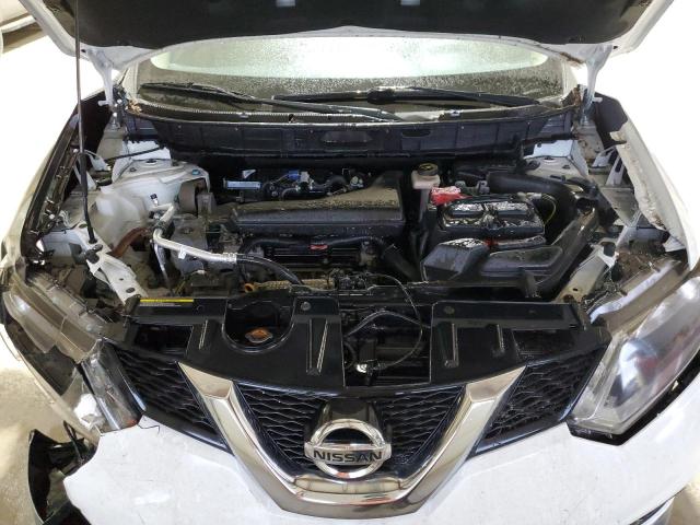 KNMAT2MV9GP615628 - 2016 NISSAN ROGUE S WHITE photo 12