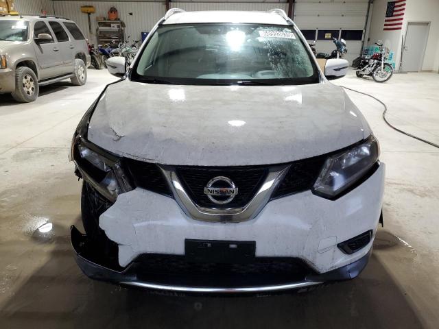 KNMAT2MV9GP615628 - 2016 NISSAN ROGUE S WHITE photo 5