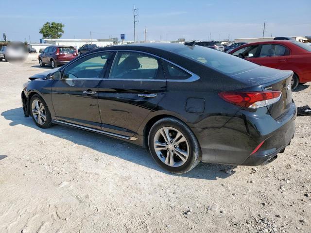 5NPE34AF9JH716665 - 2018 HYUNDAI SONATA SPORT შავი ფოტო 2