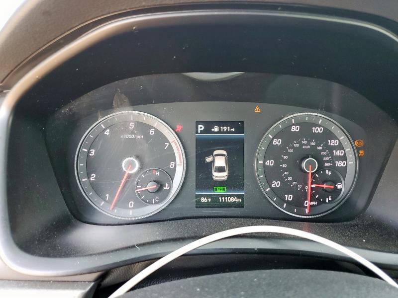 5NPE34AF9JH716665 - 2018 HYUNDAI SONATA SPORT შავი ფოტო 9