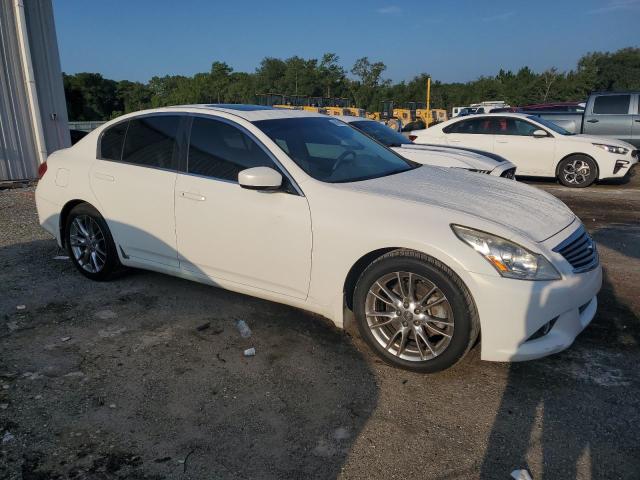 JN1CV6AP6DM714309 - 2013 INFINITI G37 BASE WHITE photo 4