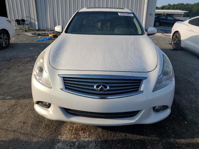 JN1CV6AP6DM714309 - 2013 INFINITI G37 BASE WHITE photo 5