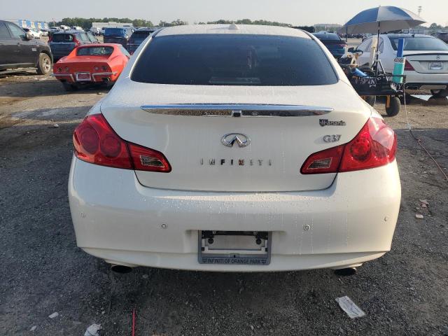 JN1CV6AP6DM714309 - 2013 INFINITI G37 BASE WHITE photo 6