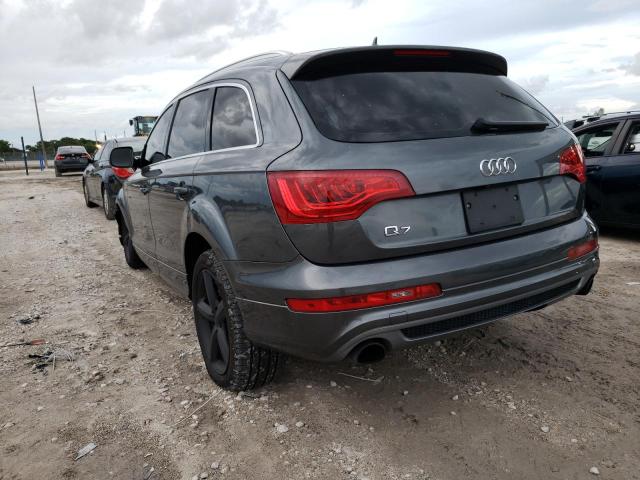 WA1DGAFE5DD011123 - 2013 AUDI Q7 PRESTIGE GRAY photo 2