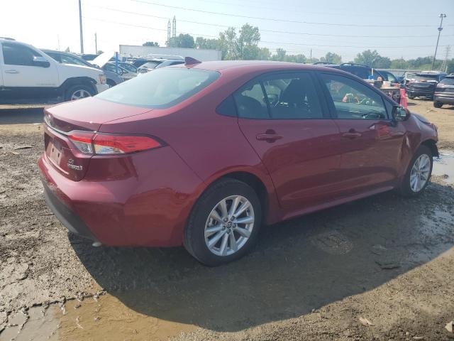 JTDBCMFE4RJ021614 - 2024 TOYOTA COROLLA LE წითელი ფოტო 3