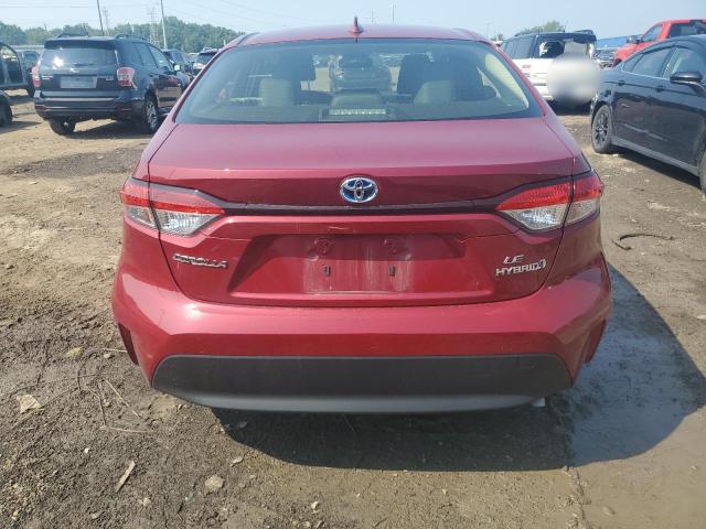 JTDBCMFE4RJ021614 - 2024 TOYOTA COROLLA LE წითელი ფოტო 6