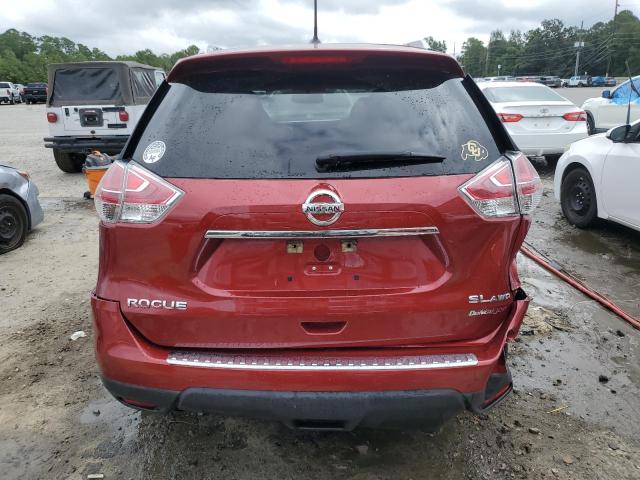 5N1AT2MV8FC776750 - 2015 NISSAN ROGUE S RED photo 6