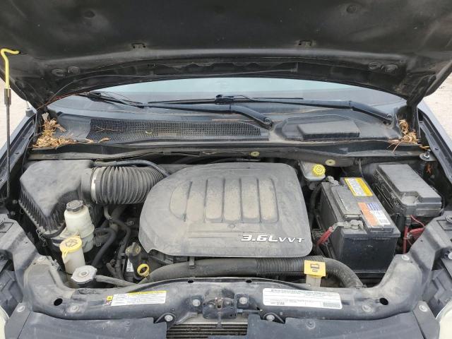 2A4RR8DG4BR677641 - 2011 CHRYSLER TOWN & COU TOURING L BLACK photo 12