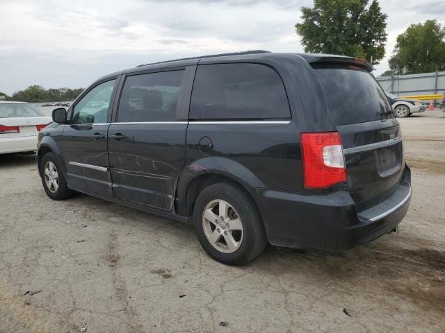 2A4RR8DG4BR677641 - 2011 CHRYSLER TOWN & COU TOURING L BLACK photo 2
