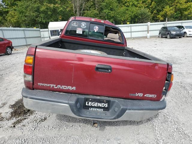 5TBBT44162S317624 - 2002 TOYOTA TUNDRA ACCESS CAB წითელი ფოტო 10