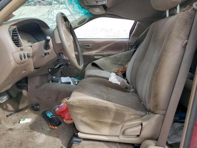 5TBBT44162S317624 - 2002 TOYOTA TUNDRA ACCESS CAB წითელი ფოტო 7