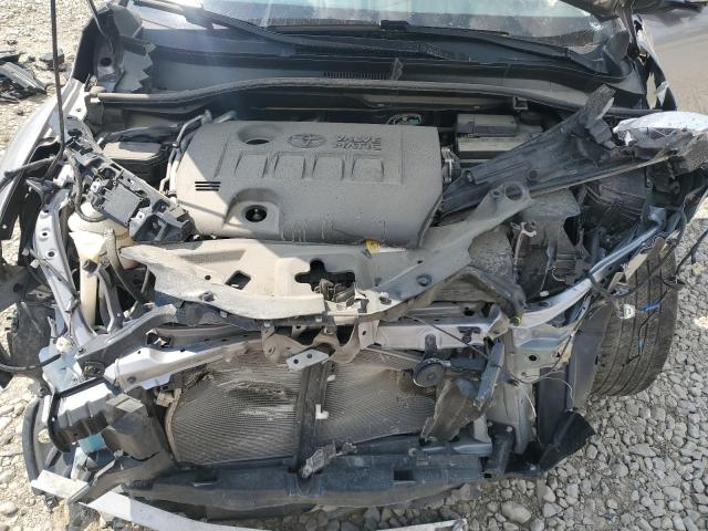 JTNKHMBX1L1087114 - 2020 TOYOTA C-HR XLE Արծաթագույն լուսանկար 12