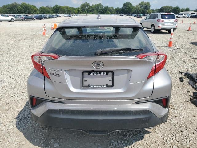 JTNKHMBX1L1087114 - 2020 TOYOTA C-HR XLE Արծաթագույն լուսանկար 6