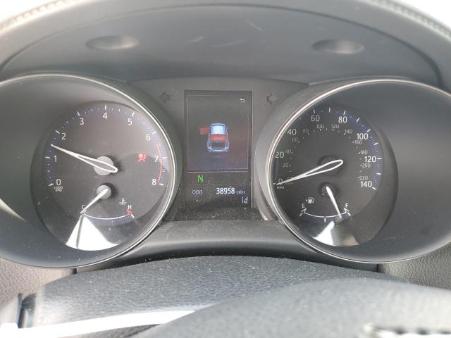 JTNKHMBX1L1087114 - 2020 TOYOTA C-HR XLE Արծաթագույն լուսանկար 9