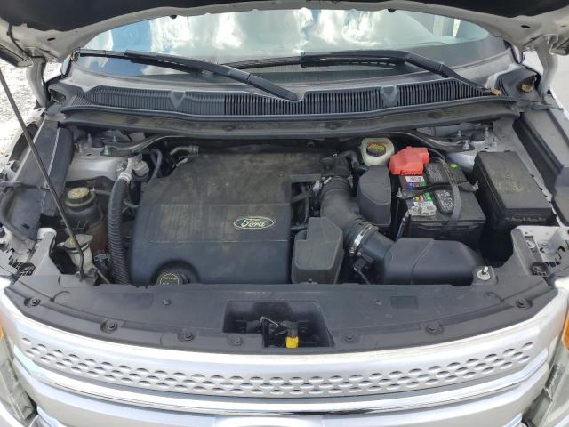 1FM5K7F89FGC07164 - 2015 FORD EXPLORER LIMITED SILVER photo 12