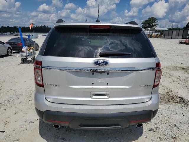 1FM5K7F89FGC07164 - 2015 FORD EXPLORER LIMITED SILVER photo 6