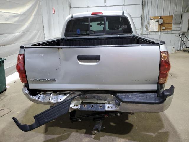 5TELU42N96Z145905 - 2006 TOYOTA TACOMA DOUBLE CAB Արծաթագույն լուսանկար 6