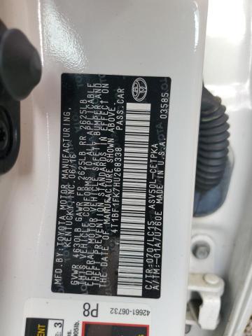 4T1BF1FK7HU268338 - 2017 TOYOTA CAMRY LE WHITE photo 12