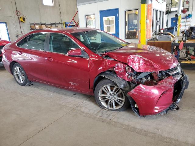 4T1BF1FK6FU968817 - 2015 TOYOTA CAMRY LE BURGUNDY photo 4